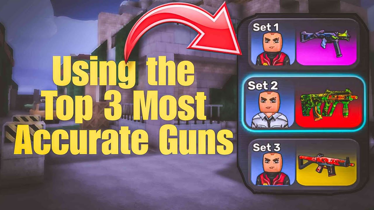 Using the Top 3 Most Accurate Guns in Kuboom  🔥  ||| #kuboom # kuboomgameplay 