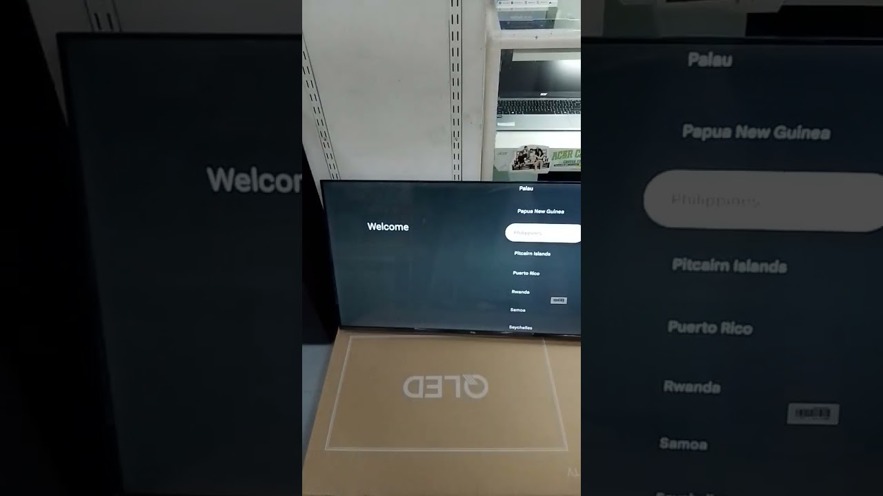 Magic Mall Philippine brand new tv Unboxing TCL