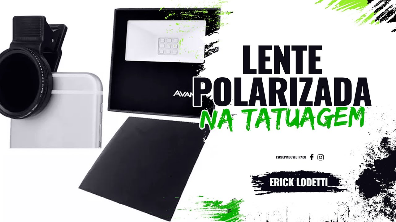 Lente Polarizada na Tatuagem