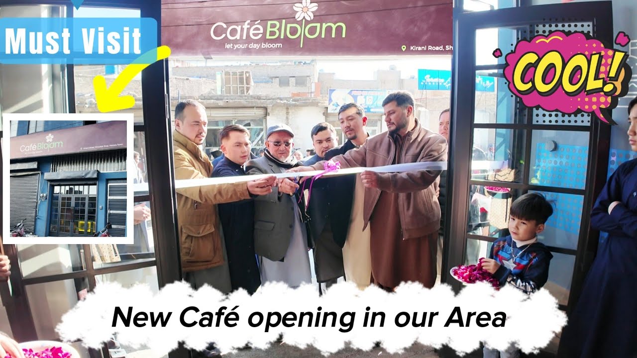 New Café Opening in Our Area! Bloom Café is Amazing 🌿☕ افتتاح کافی شاپ در هزاره تاون 