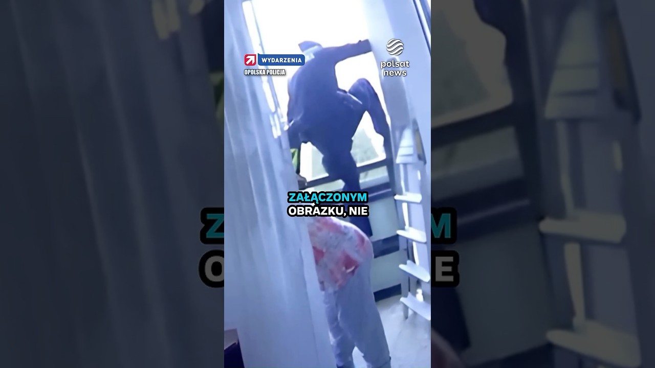 Policjanci przeszli przez balkon i uratowali życie mężczyźnie