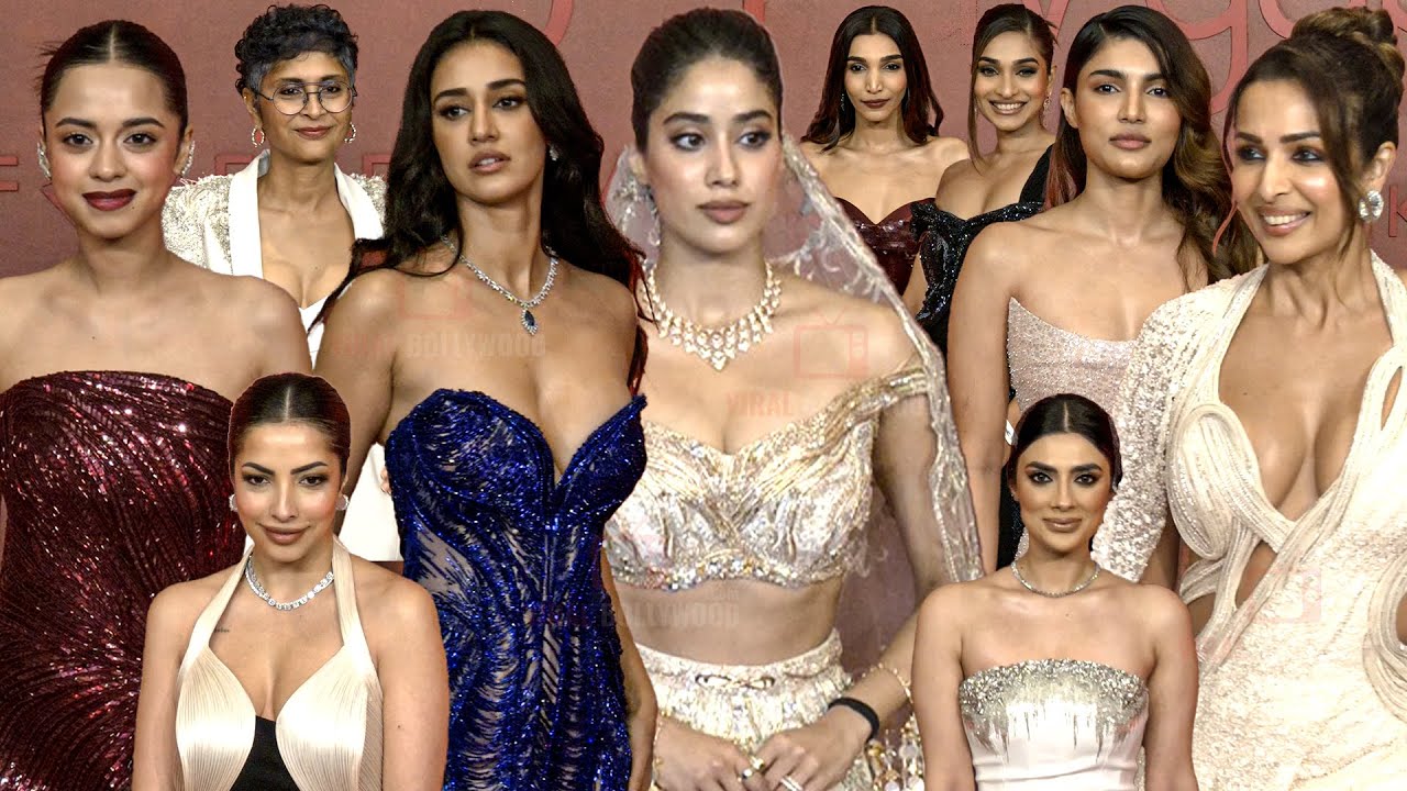 Actress Glamour Queen Stuns arrive at Gaurav Gupta First ever Bridal Couture collection in Mumbai