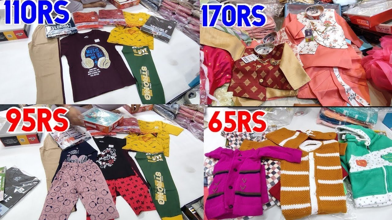 Chickpet Bangalore Kids Wholesale Shop 70Rs/All Types T Shirts,NightWear,Baba Suits,Geans/Shopping