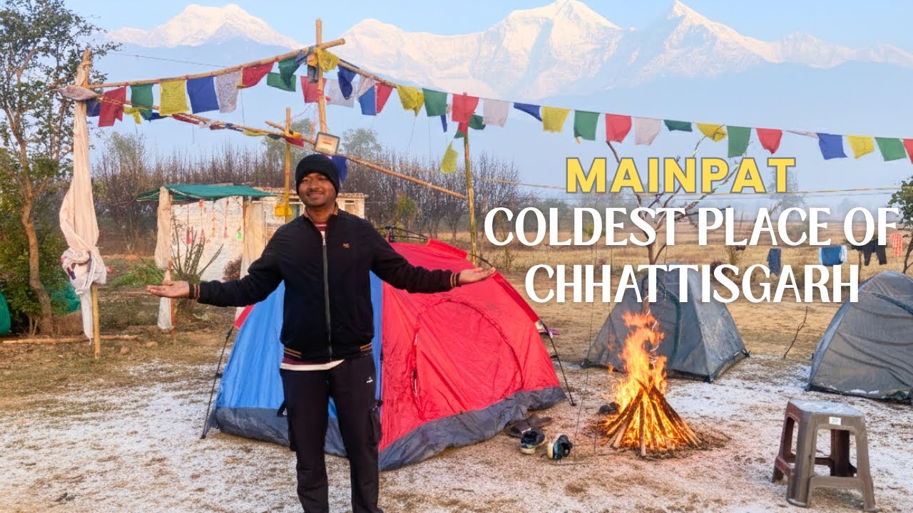 I Camped in the Coldest Place in  CHHATTISGARH :- MAINPAT HILLS
