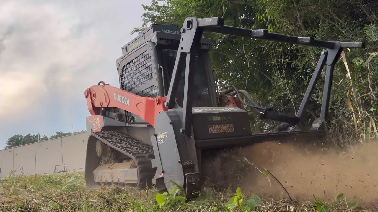Kubota svl97-2s Loftness battle AX forestry mulcher  #kubotacountry #farming #jesus #jesuschrist