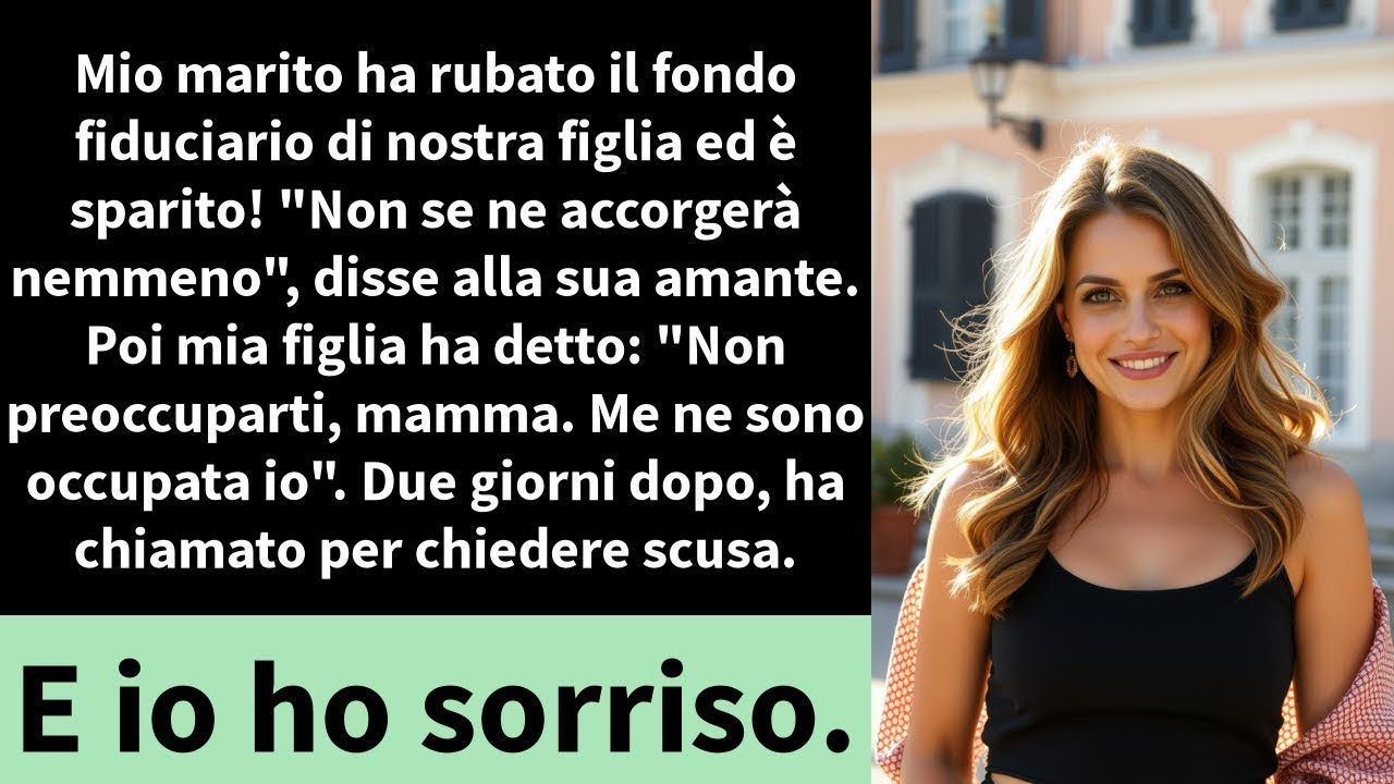 Mio marito ha rubato il fondo fiduciario di nostra figlia ed è sparito!  Non se ne accorgerà nem