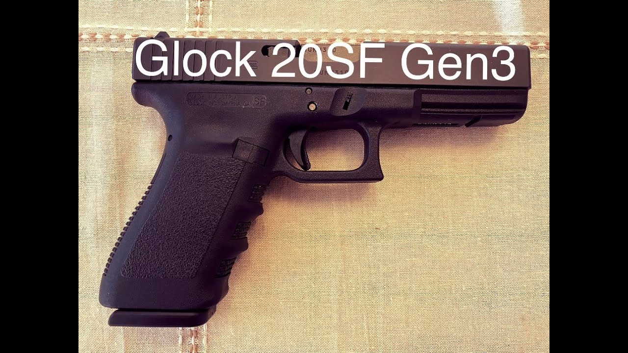 Glock 20SF Gen 3 10mm @The Left Handed Shooter