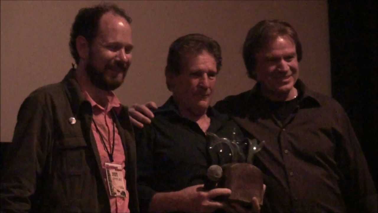 Aaron Norris Presents Buddy Joe Hooker with the 2011 ActionFest Lifetime Achievement Award