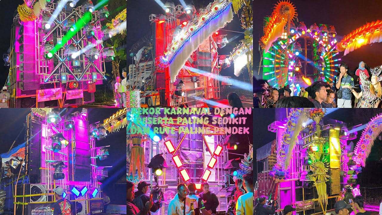 Karnaval kapurono babatan ngajum rekor karnaval dengan peserta paling sedikit & rute paling pendek 