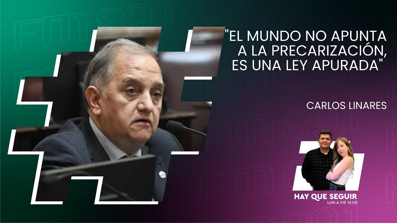 “EL MUNDO NO VA PARA EL LADO DE LA PRECARIZACIÓN, ES UNA LEY APURADA”