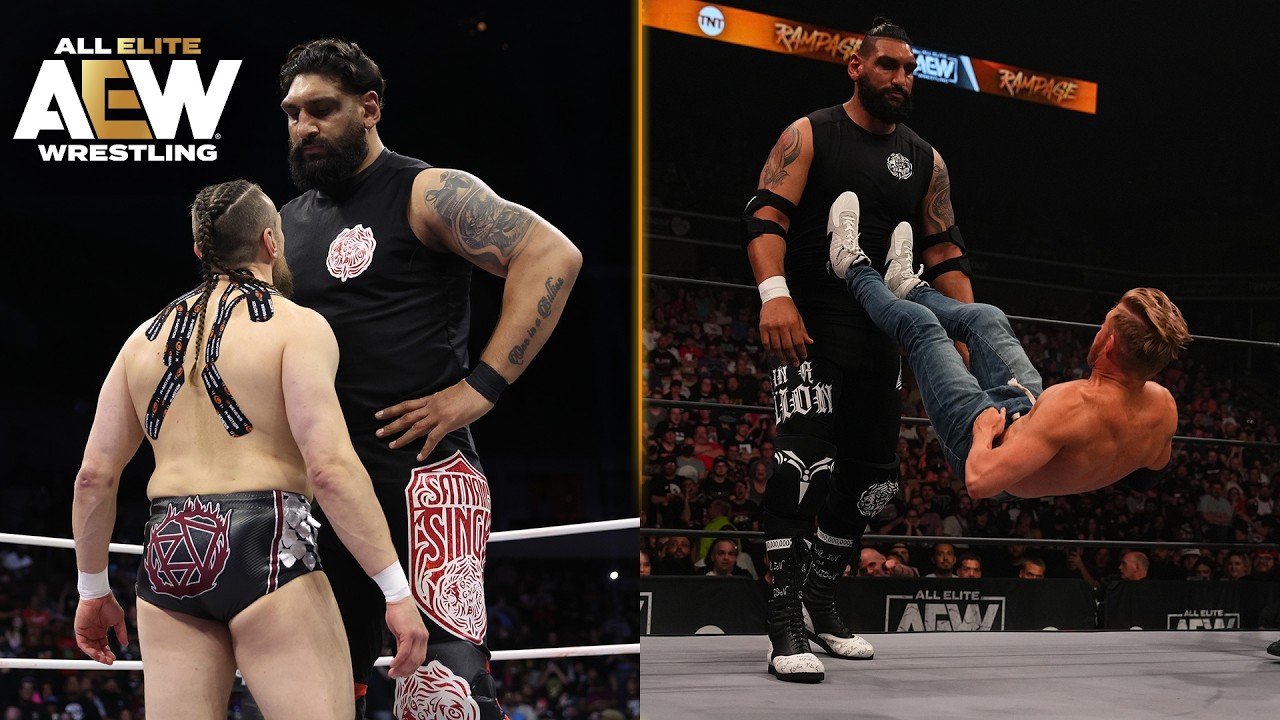Best of SATNAM SINGH in AEW! 😤