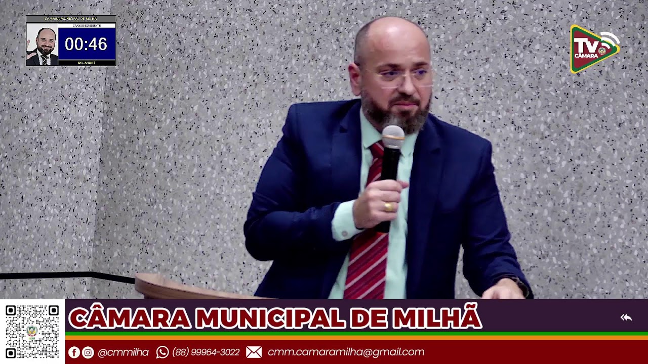 15º SESSÃO ORDINÁRIA DA CÂMARA MUNICIPAL DE MILHÃ (10/09/2025)