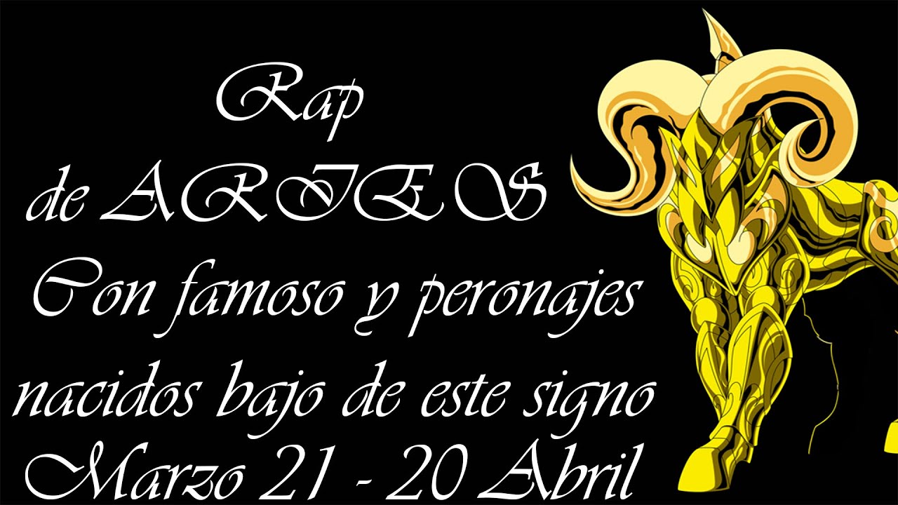 Rap de Aries (Famosos y Personajes)