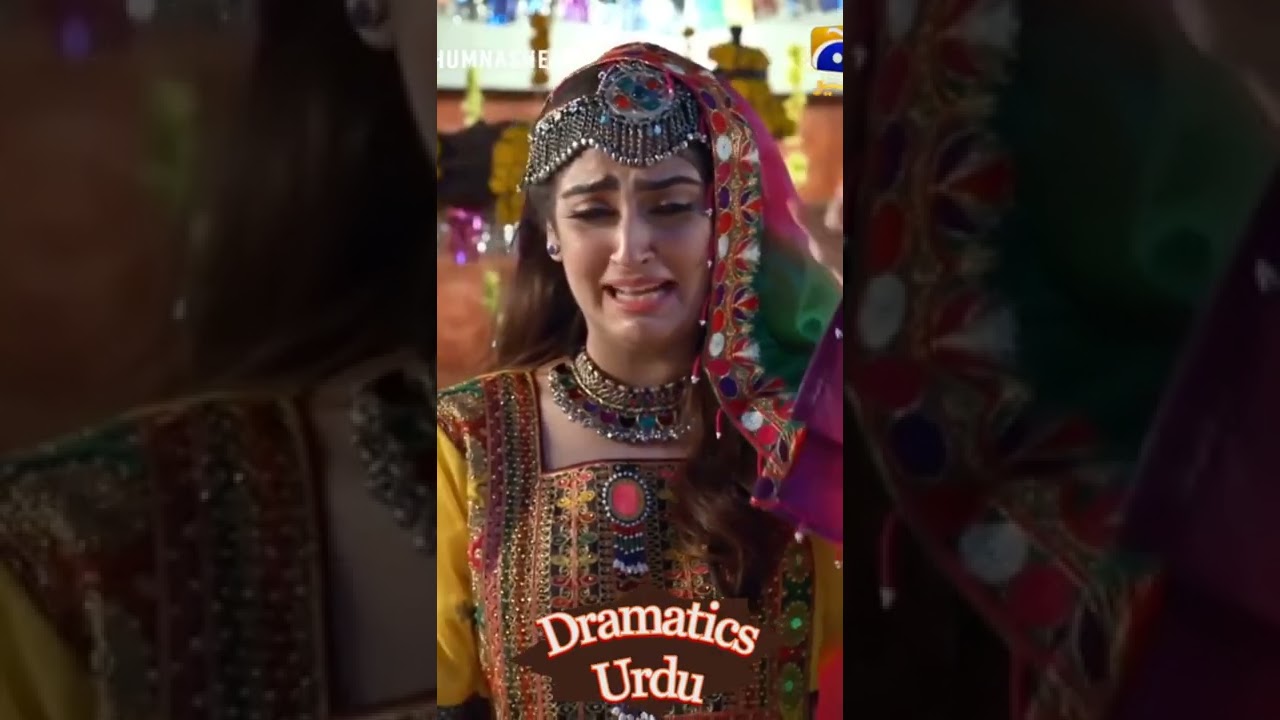 Khajista and Darakhzai Marriage #shorts #hibabukhari #viral #drama #humnasheen || Dramatics Urdu