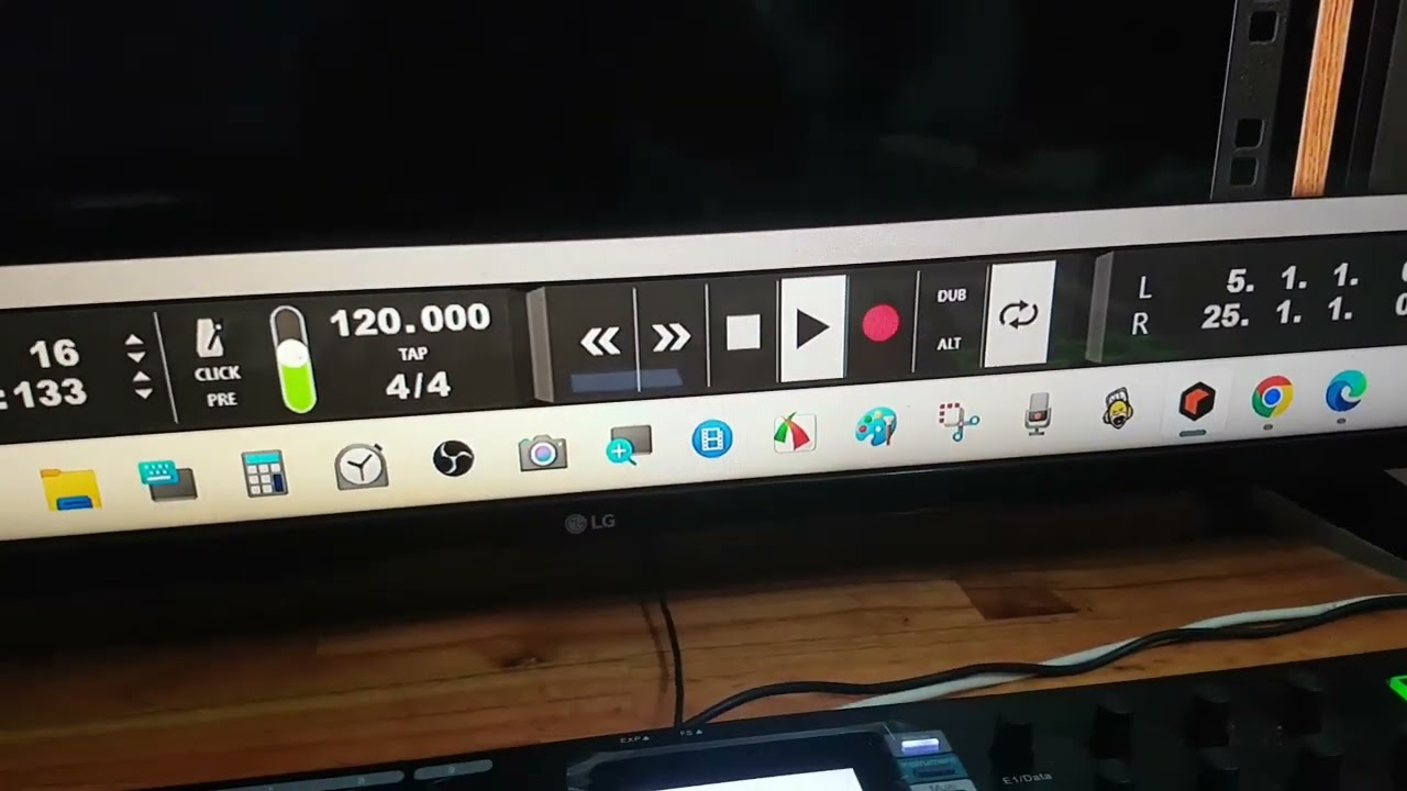 How to record audio (punch in) hands free Reason Studios DAW (map record button to sustain pedal)