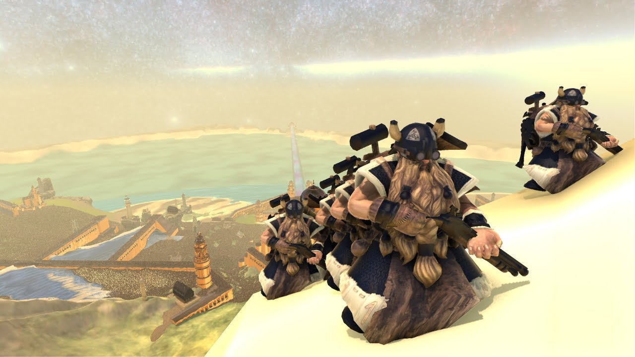 4,000,000 Dwarfs & Zombies Soldiers VS T45 Robot Shotgun Asgard Defense  - UEBS 2