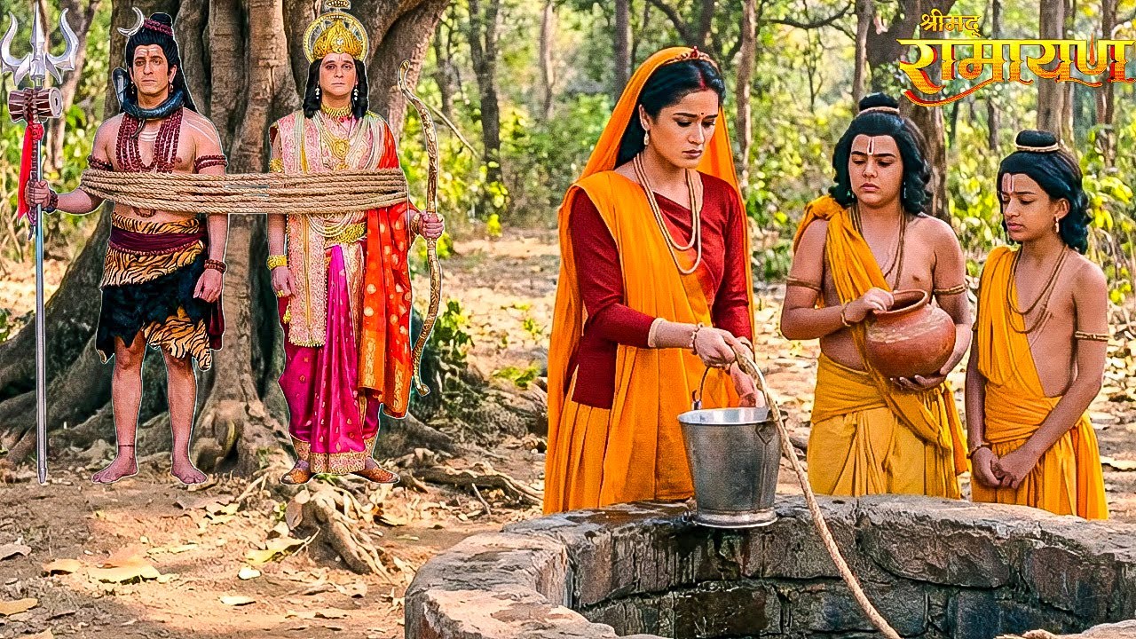 जंगल में बंदी बने श्री राम और महादेव के लिए माता सीता लाई जल ! || Shrimad Ramayan | Full Episode ||