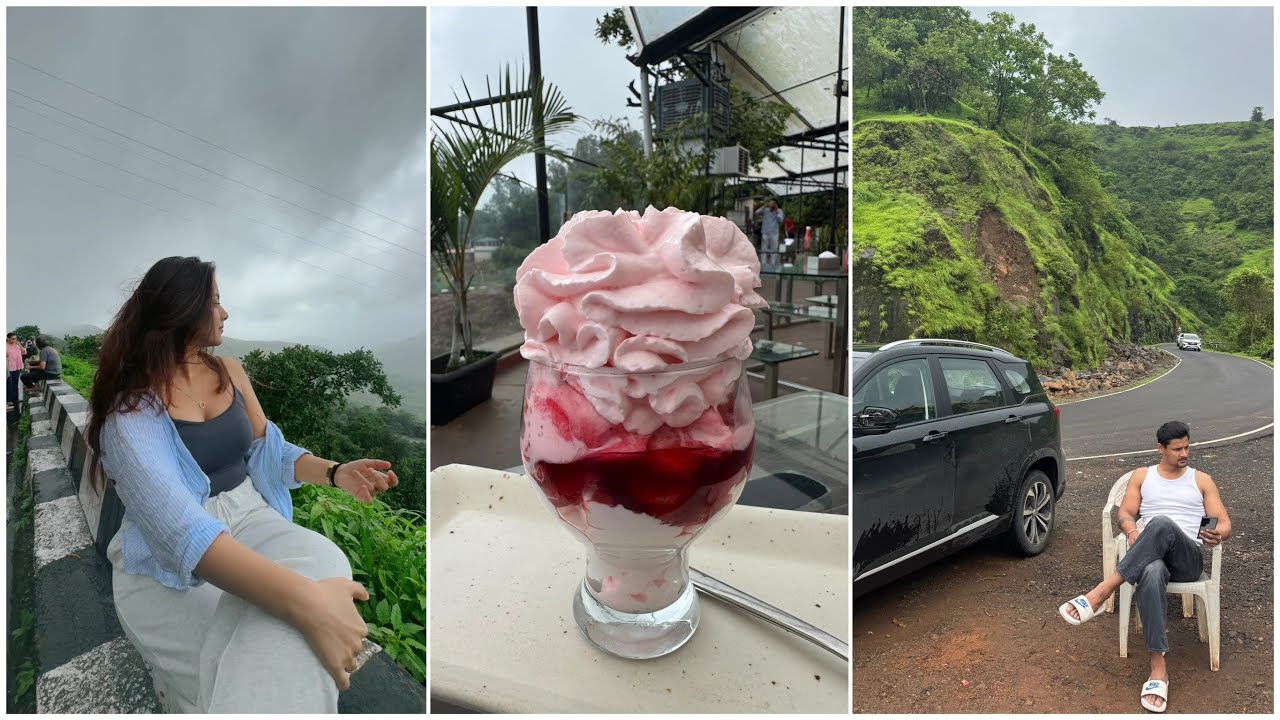 He took me to a cute spot in Lonavla 🥰