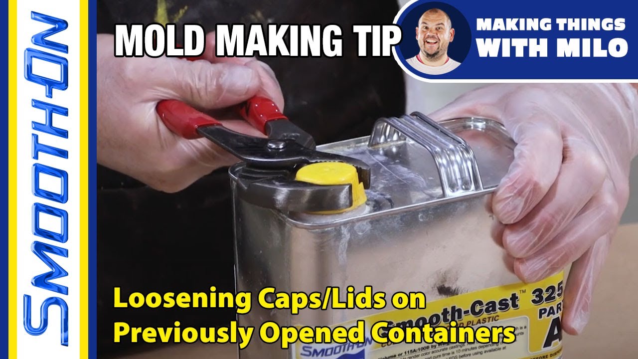 Moldmaking Tip: How To Open Stuck Caps or Lids on Previously Opened Containers