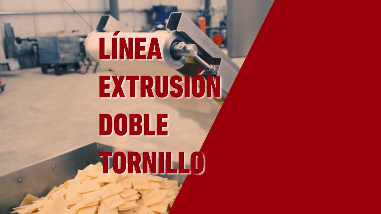 Línea de extrusión - doble tornillo