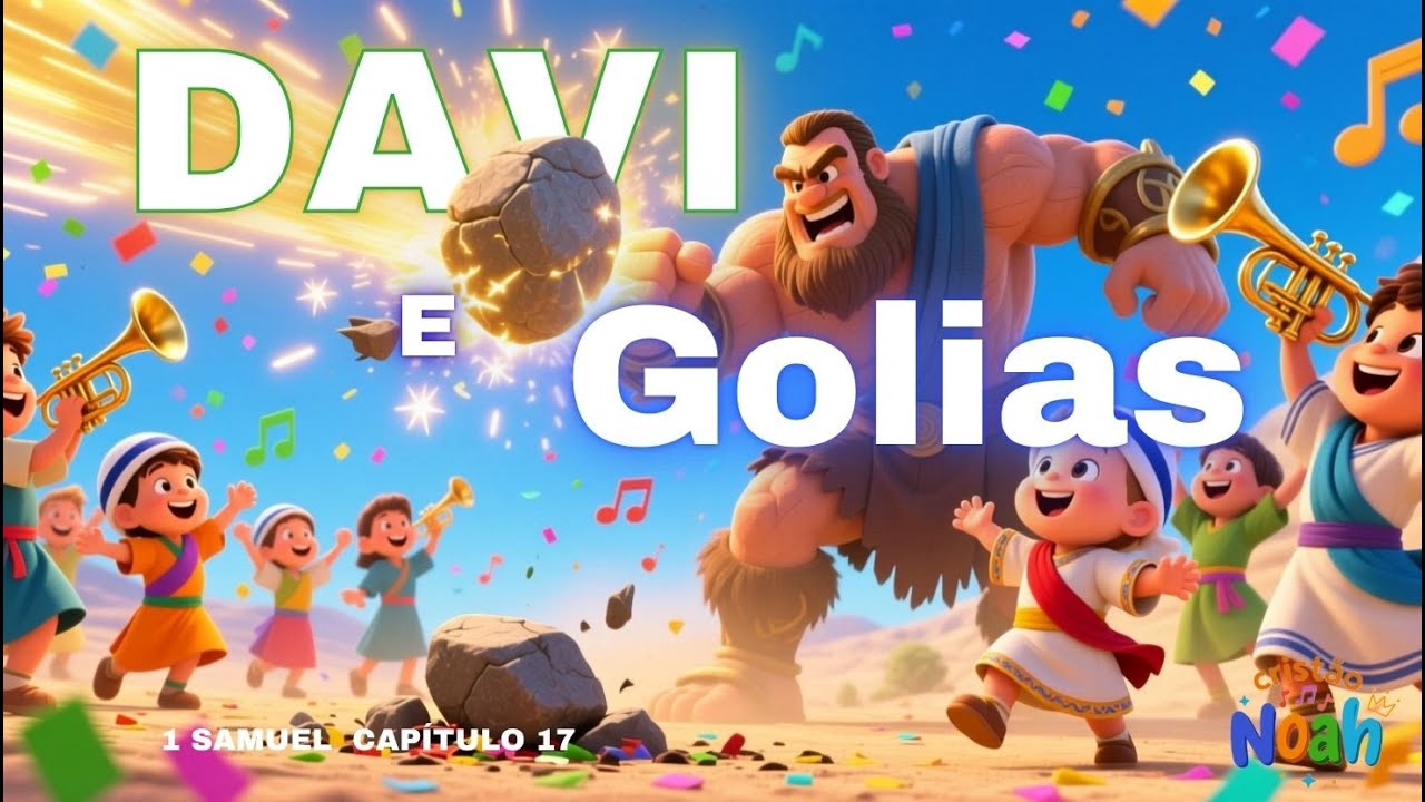 🎶 Davi e o Gigante - Davi Venceu o Golias 🎶
