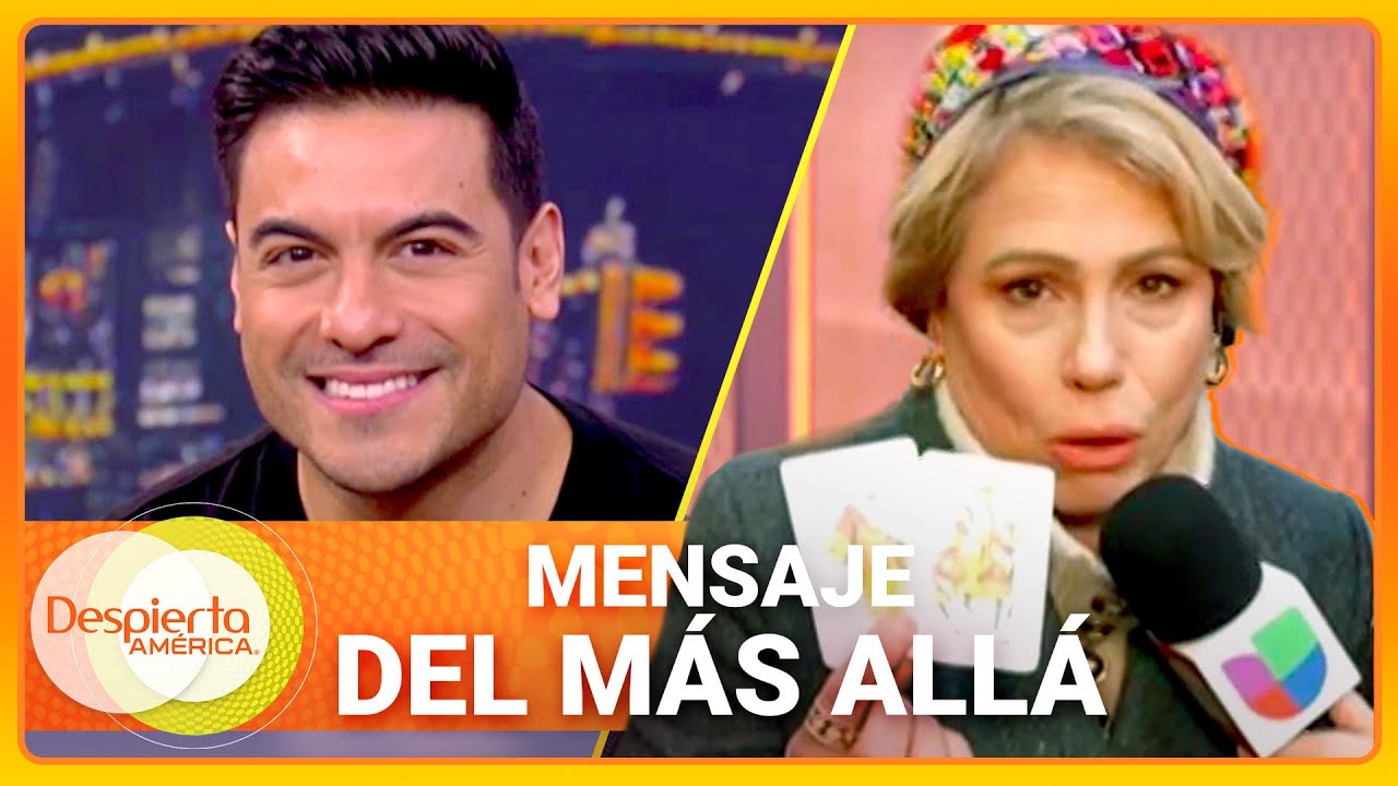 Carlos Rivera recibe un emotivo mensaje de Bis La Medium | Despierta América | 4 de feb