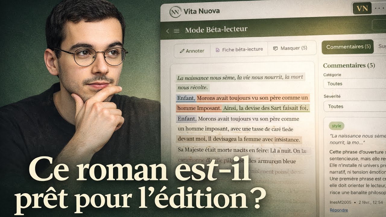 Il veut éditer son premier roman