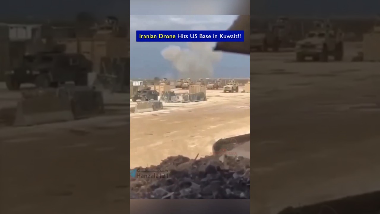 Iranian Kamikaze Drone Hits US Base in Kuwait!!