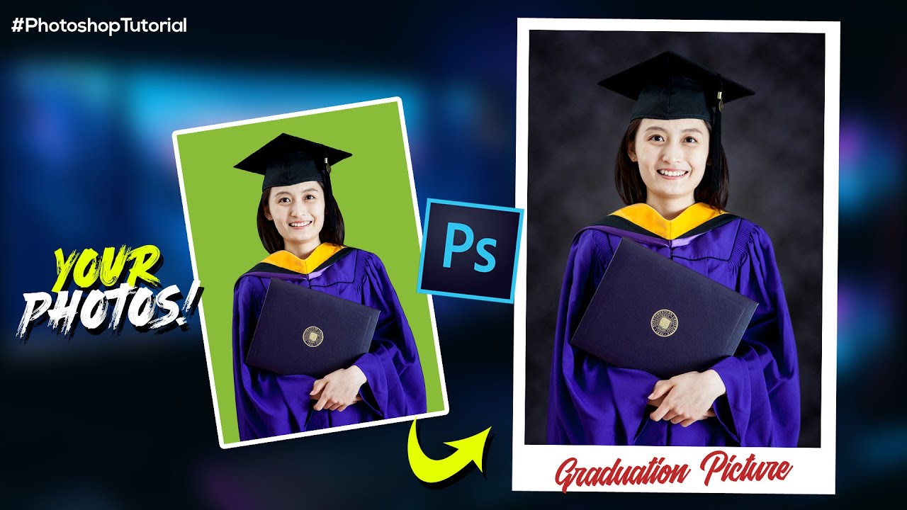 How to edit Graduation Picture | Adobe Photoshop Tutorial