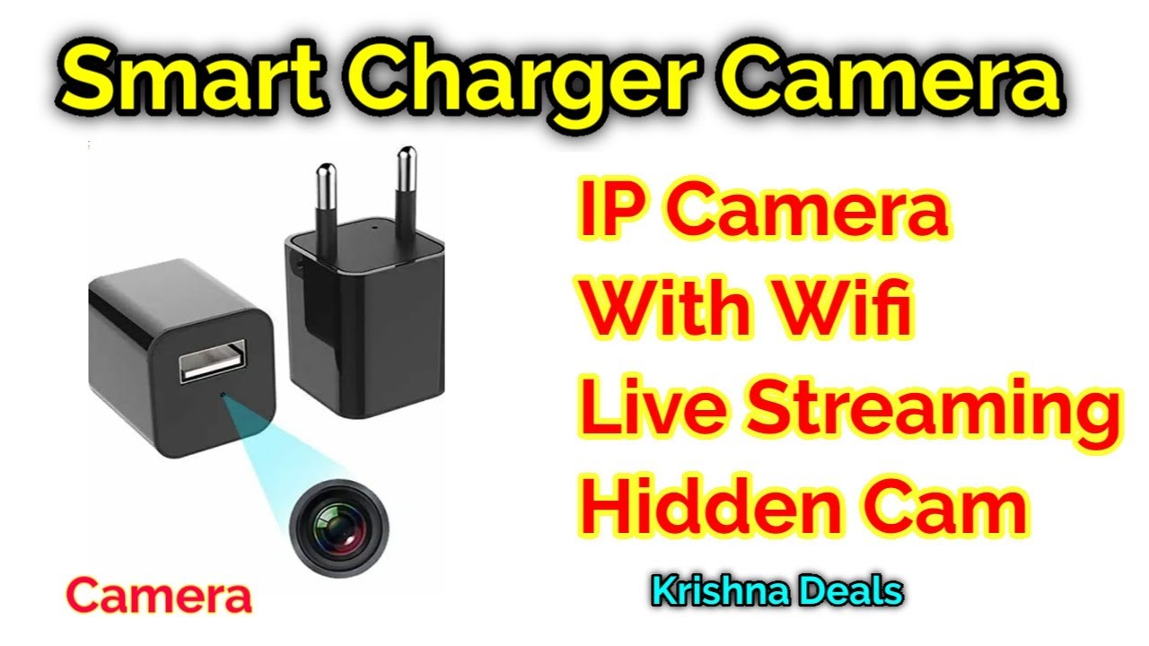 Smart Charger IP Wifi live streaming Camera Day Night Vision Both