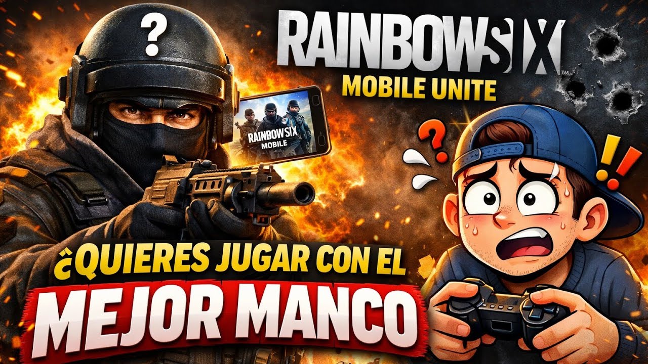 Rainbow Six Mobile/ Dia 3 Jugando Hasta ser el mejor manco del Mundo
