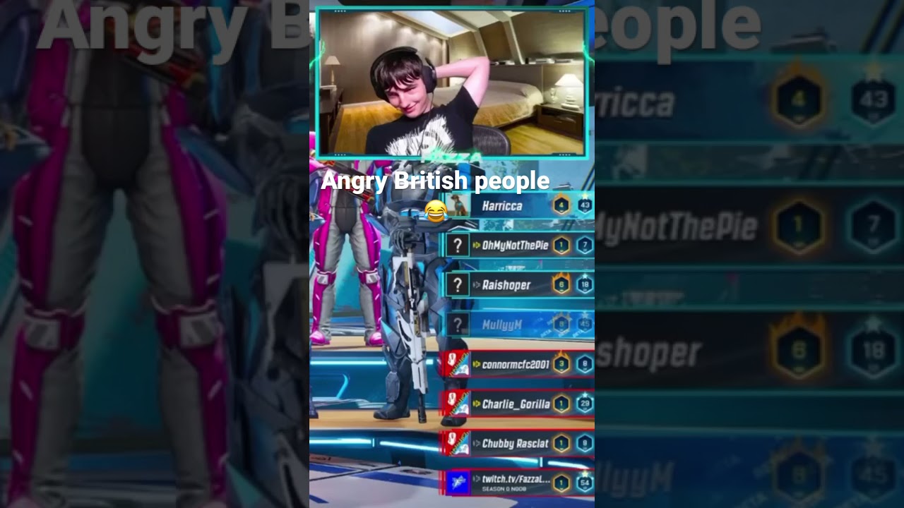 Angry British people on stream