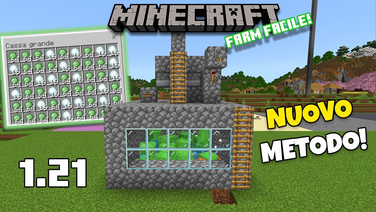 LA NUOVA FARM di SLIME per Bedrock Edition 1.21 è INCREDIBILE! || MINECRAFT ITA
