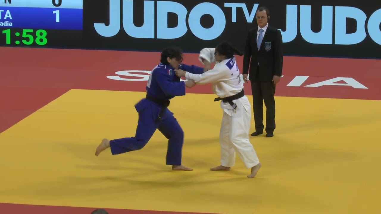 Machi HONDA (JPN) vs Nadia SIMEOLI (ITA). Bronze 70 kg.  Sofia European Open 2026