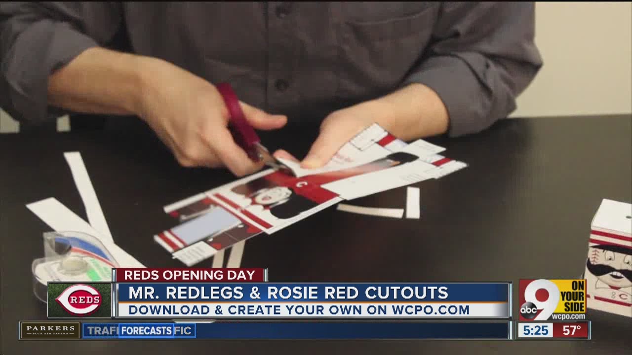 Mr. Redlegs and Rosie Red pop-up toys