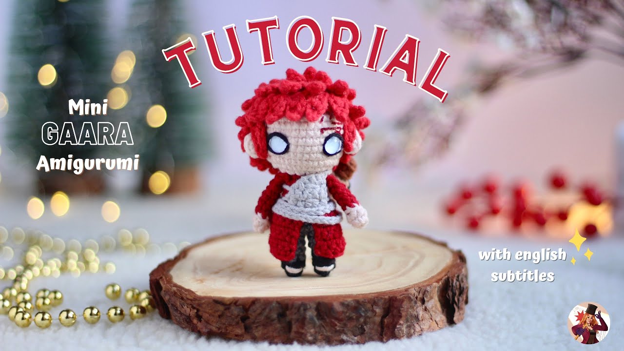 TUTORIAL MINI GAARA AMIGURUMI - AMIGURUMIS DA VIT