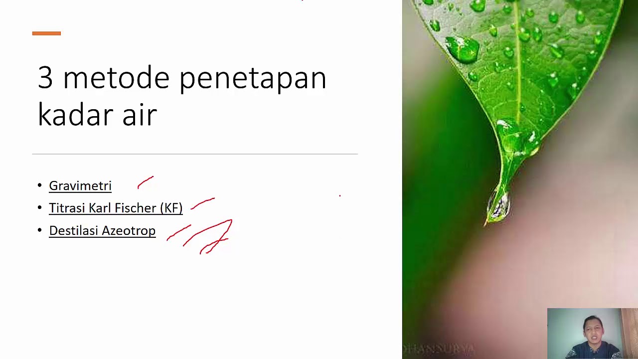 materi kuliah : Parameter Standar non spesifik