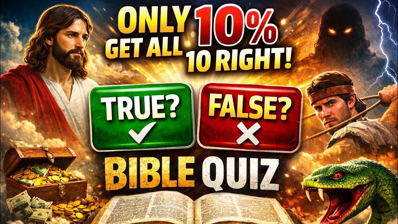 BIBLE QUIZ: HOW WELL DO YOU KNOW I YOUR BIBLE #Bible #quiz