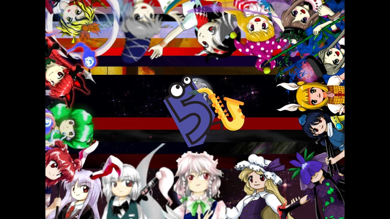 My Touhou Stage 5/Penultimate Boss Theme Saxophone Cover Compilation (All Mainline Games 6 - 20)