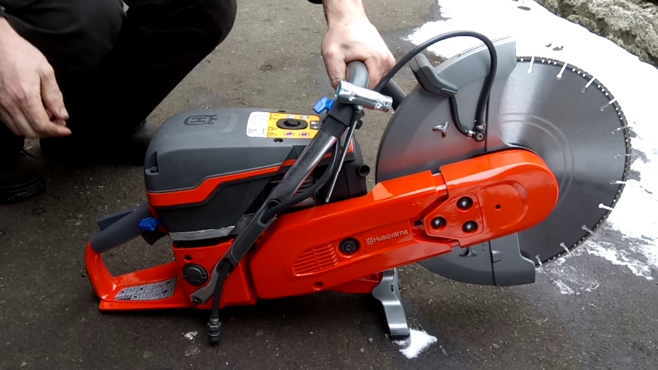 Motor cutter Husqvarna K 970 FIRST START!!!