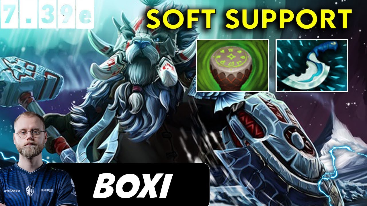 Boxi Tusk Soft Support - Dota 2 Patch 7.39e Pro Player Gameplay