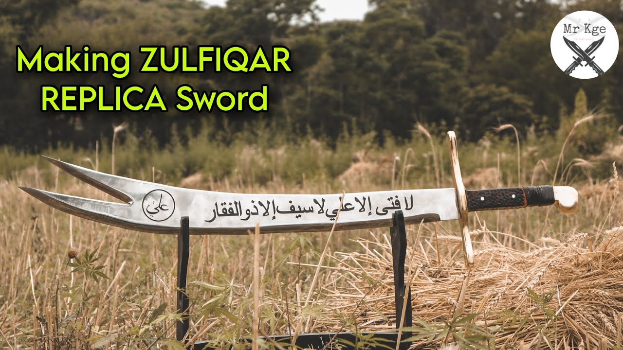 Making ZULFIQAR Replica sword - subscribe my new channel 👉 (mr kge)