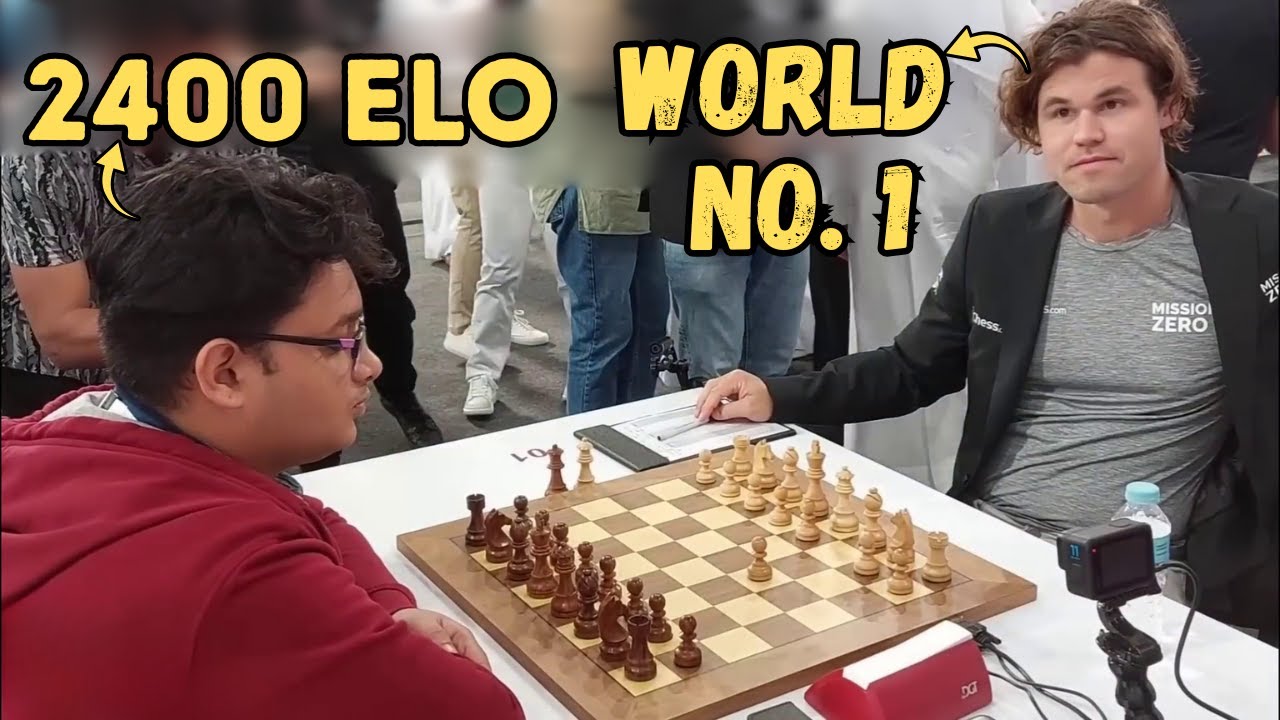 World No.1 Magnus Carlsen vs 2400 ELO IM
