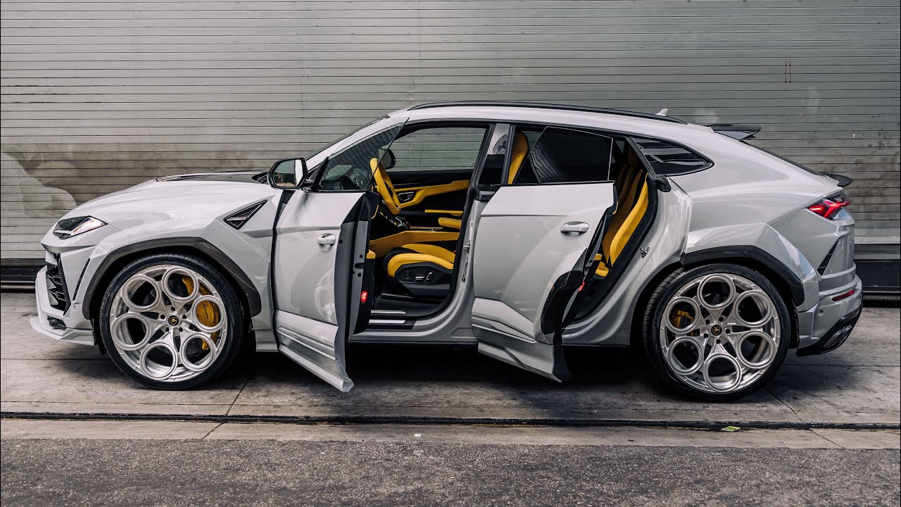Chalk Grey Widebody Urus on Revolver RDB Wheels, Looks Out of this World!
