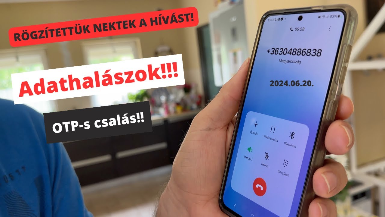 🔐 NE LEGYÉL CSALÁS ÁLDOZATA‼️ | 📞 ADATHALÁSZ HÍVÁSUNK VOLT! (OTP-S CSALÁS) RÖGZÍTETTÜK! 06.20.