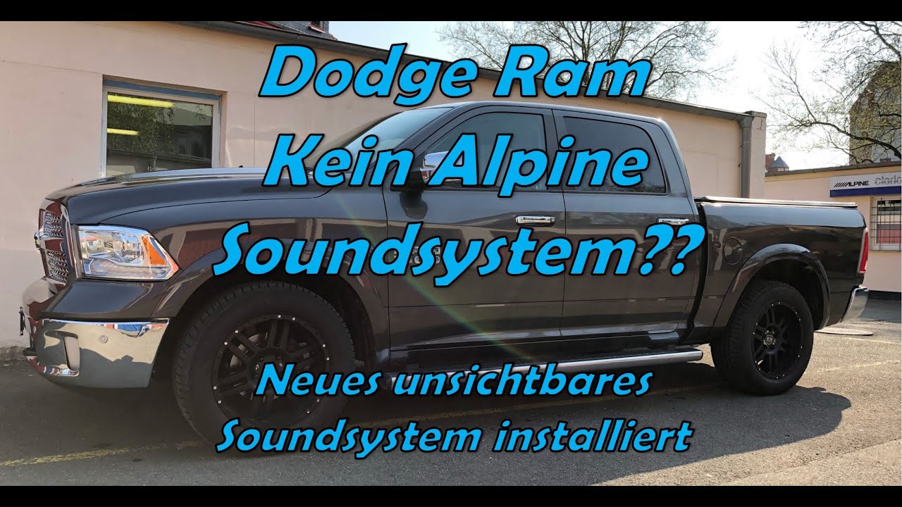 Dodge Ram Lautsprecher | Subwoofer | Verstärker einbauen // kein Alpine Soundsystem kein Problem!