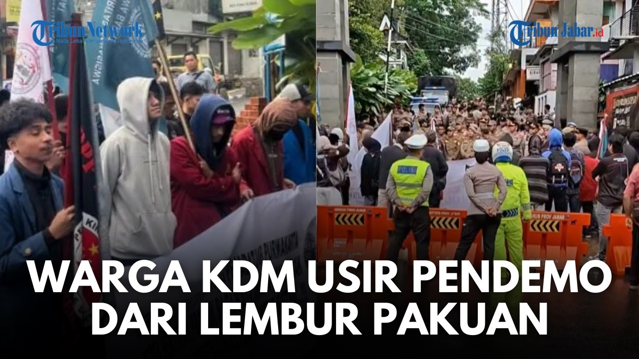 RUMAH KDM DIGERUDUK! Warga Lembur Pakuan Hadang Pendemo, yang Soroti Dugaan Proyek Bermasalah