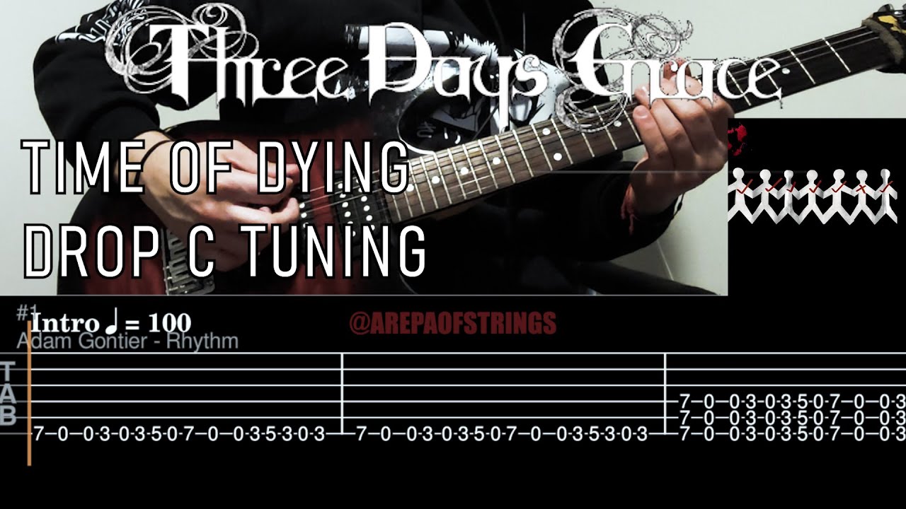 Time of dying - Three Days Grace Guitar cover with TABS