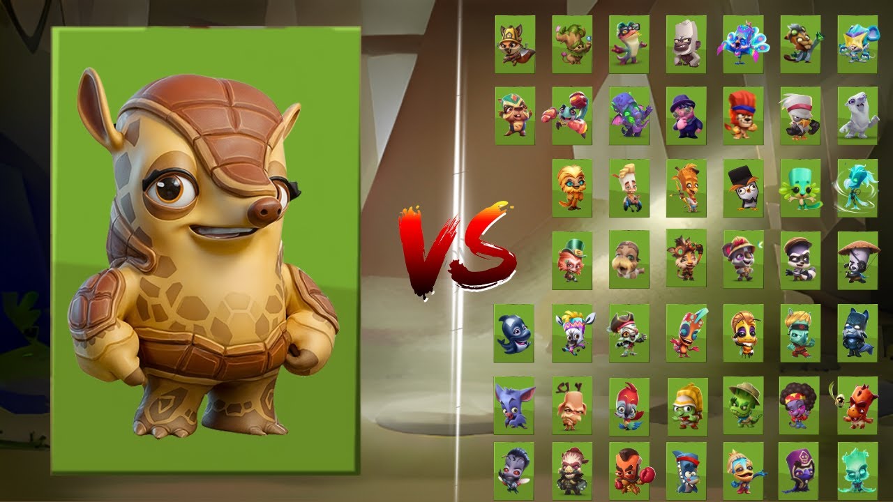 Dillo Vs All Zooba Characters | Part 1 | Zooba