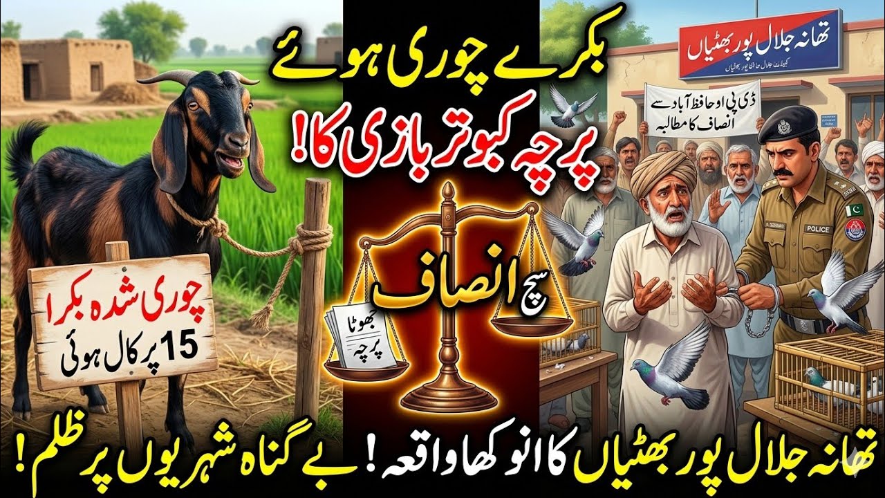 Thana Jalalpur Bhattian Ka Anokha Waqia | Bakre Chori Huay Parca Kabootar Bazi Ka?
